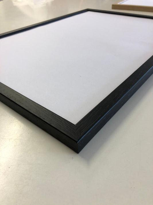 Egetræsramme - Sort