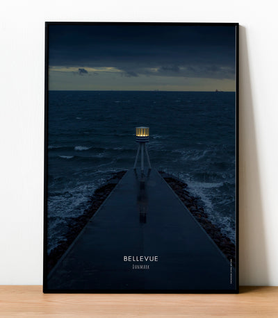Bellevue III - dronefoto plakat fra DroneRune