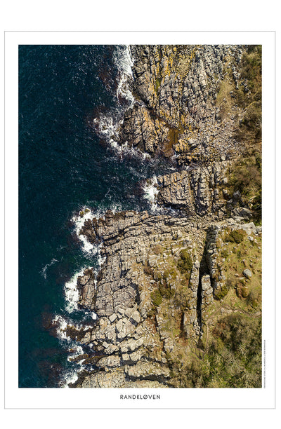 Randkløven II - dronefoto plakat fra DroneRune