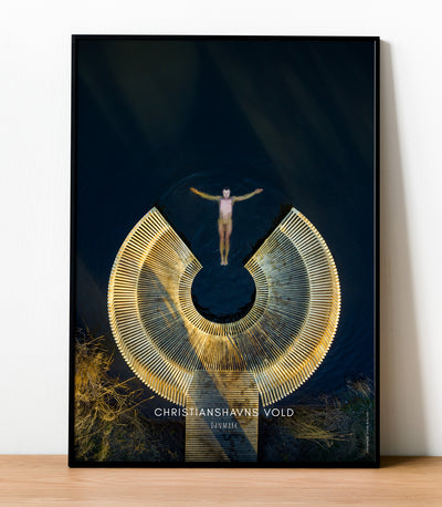 Christianshavns Vold - dronefoto plakat fra DroneRune