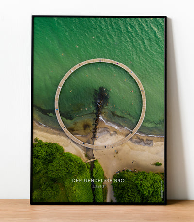 Den Uendelige Bro - dronefoto plakat fra DroneRune